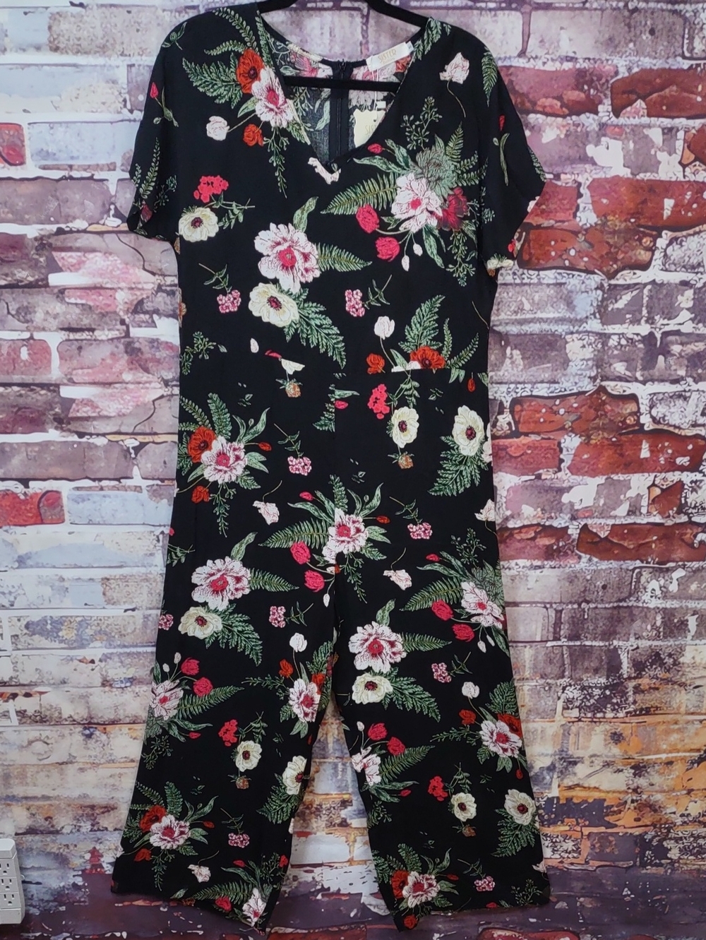 Sister Fashion Floral Print Jumpsuit